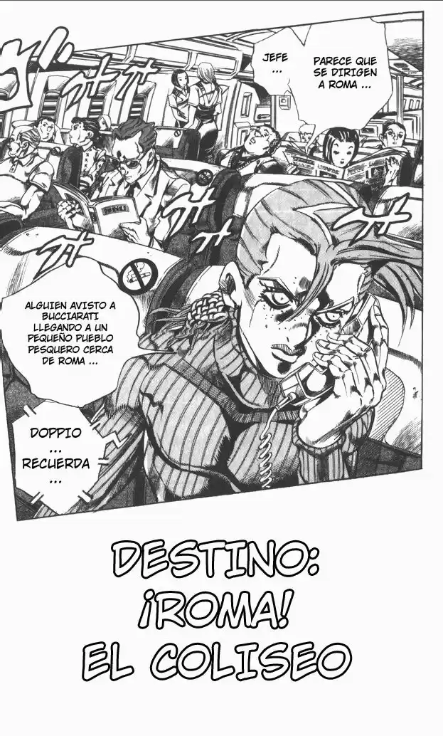 JoJo's Bizarre Adventure Parte 5: Vento Aureo Capitulo 114: Destino: ¡Roma! El Coliseo página 2