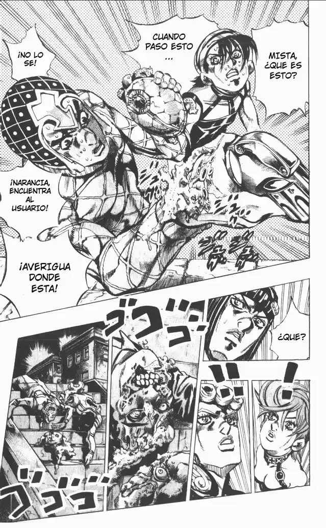 JoJo's Bizarre Adventure Parte 5: Vento Aureo Capitulo 114: Destino: ¡Roma! El Coliseo página 8