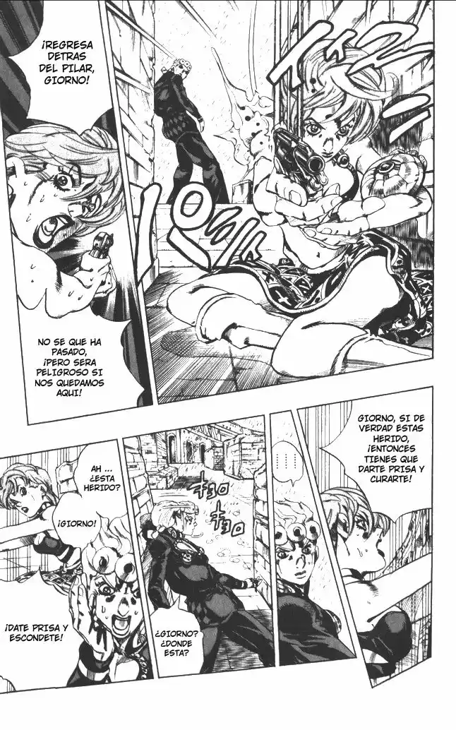 JoJo's Bizarre Adventure Parte 5: Vento Aureo Capitulo 133: El Réquiem Suena en Silencio, Parte 1 página 12