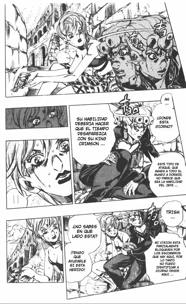 JoJo's Bizarre Adventure Parte 5: Vento Aureo Capitulo 133: El Réquiem Suena en Silencio, Parte 1 página 13