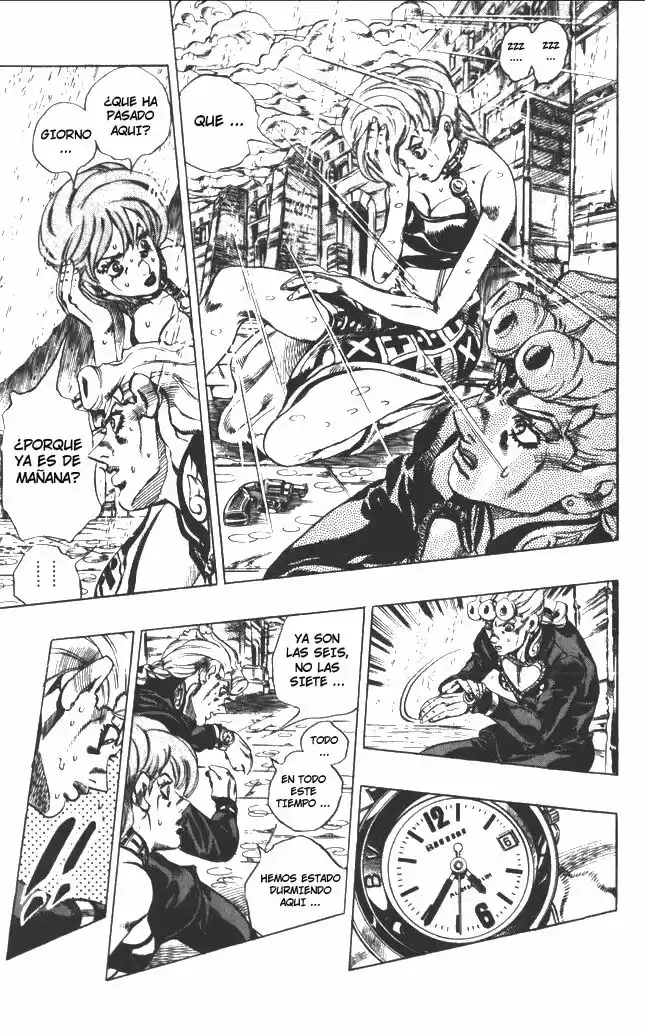 JoJo's Bizarre Adventure Parte 5: Vento Aureo Capitulo 133: El Réquiem Suena en Silencio, Parte 1 página 8