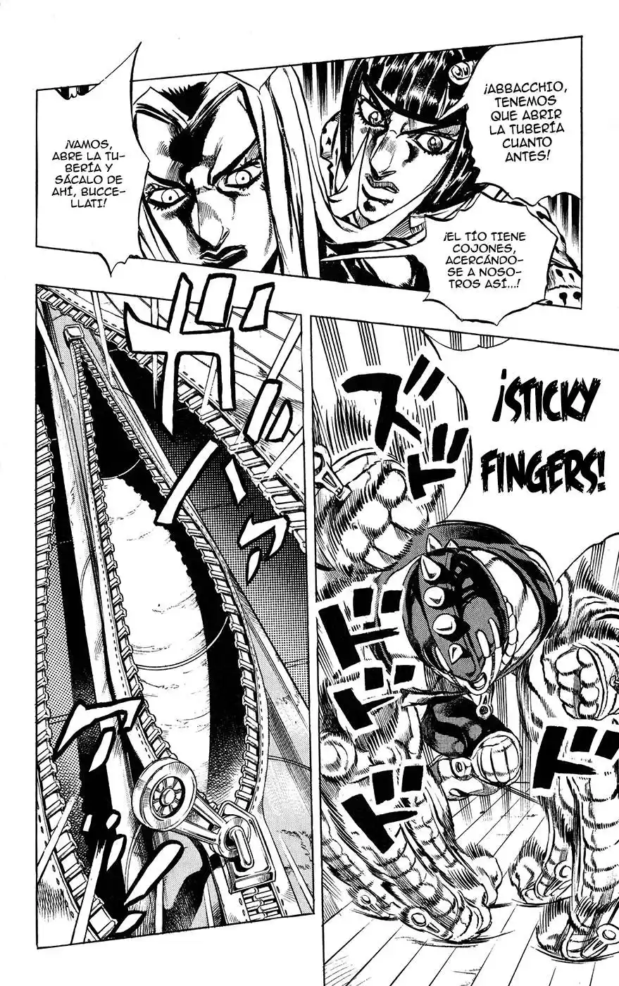 JoJo's Bizarre Adventure Parte 5: Vento Aureo Capitulo 21: Moody Blues Contraataca, Parte 1 página 12