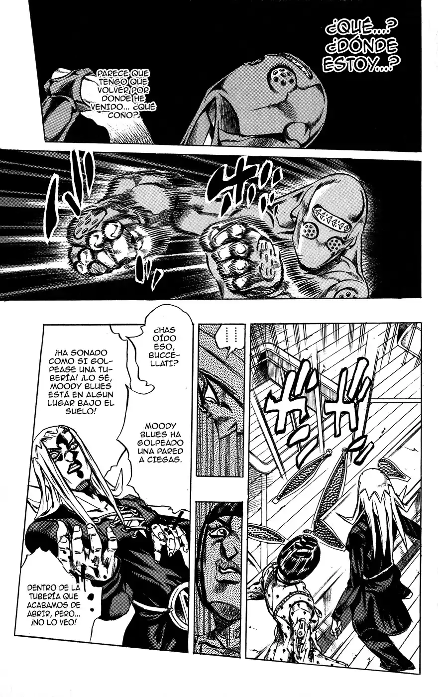 JoJo's Bizarre Adventure Parte 5: Vento Aureo Capitulo 21: Moody Blues Contraataca, Parte 1 página 17