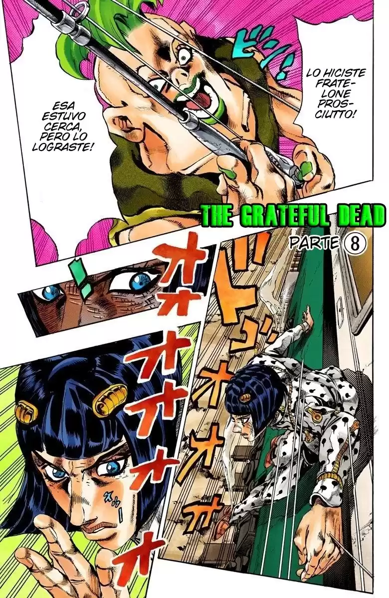 JoJo's Bizarre Adventure Parte 5: Vento Aureo Capitulo 56: The Grateful Dead, Parte 8 página 2