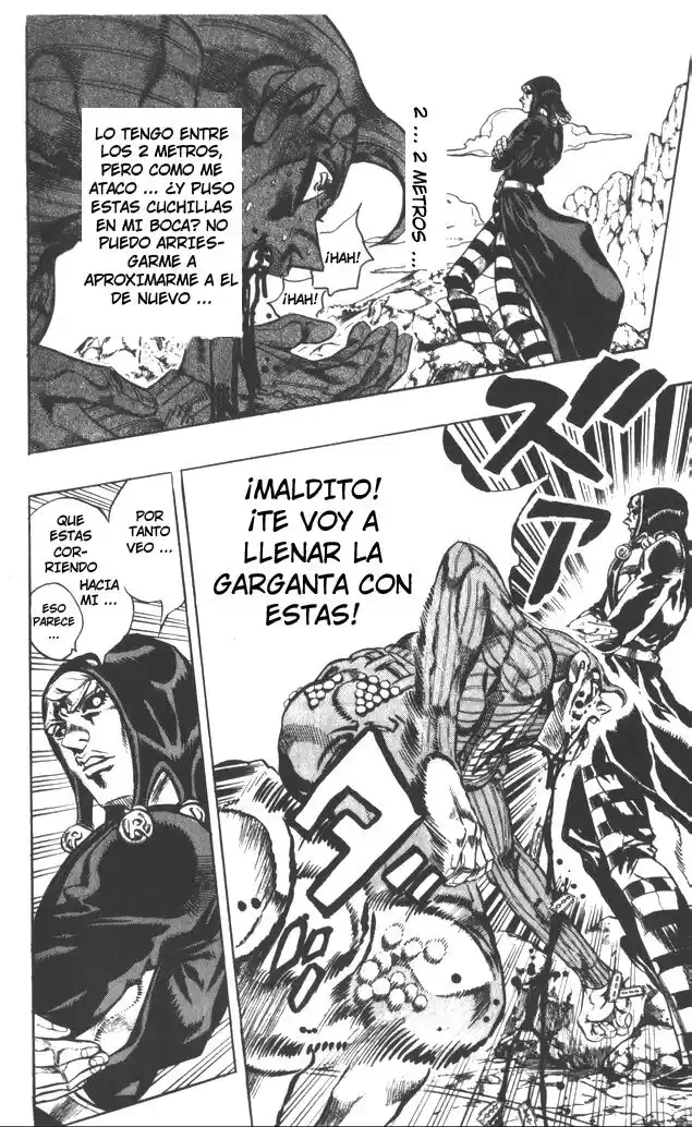 JoJo's Bizarre Adventure Parte 5: Vento Aureo Capitulo 105: King Crimson vs. Metallica, Parte 1 página 5