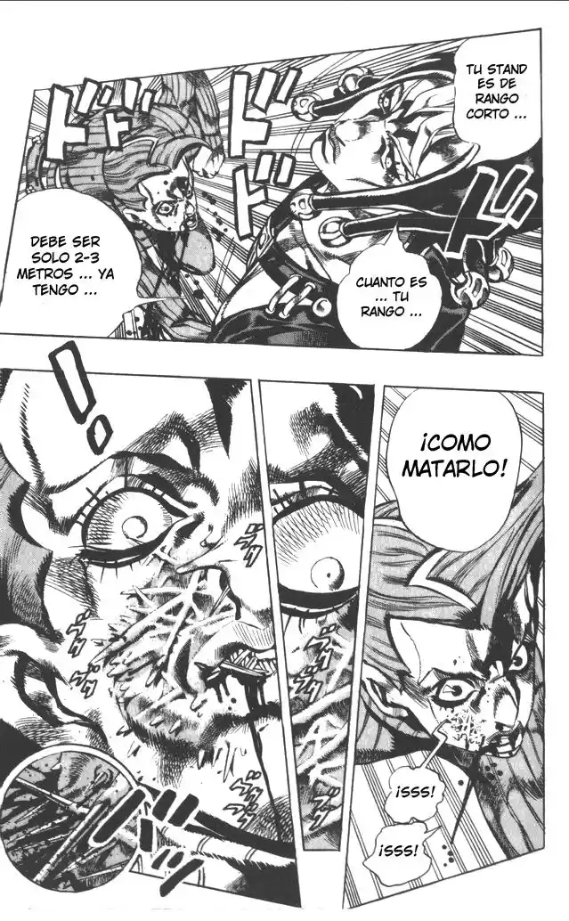 JoJo's Bizarre Adventure Parte 5: Vento Aureo Capitulo 105: King Crimson vs. Metallica, Parte 1 página 6