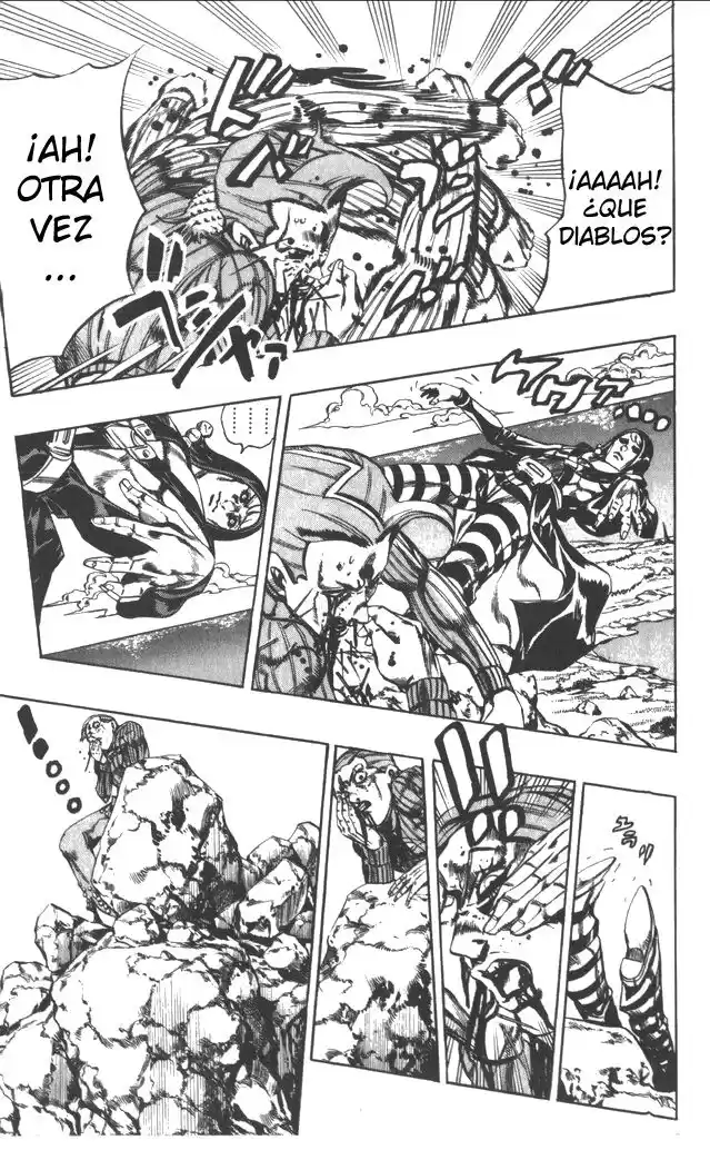 JoJo's Bizarre Adventure Parte 5: Vento Aureo Capitulo 105: King Crimson vs. Metallica, Parte 1 página 8