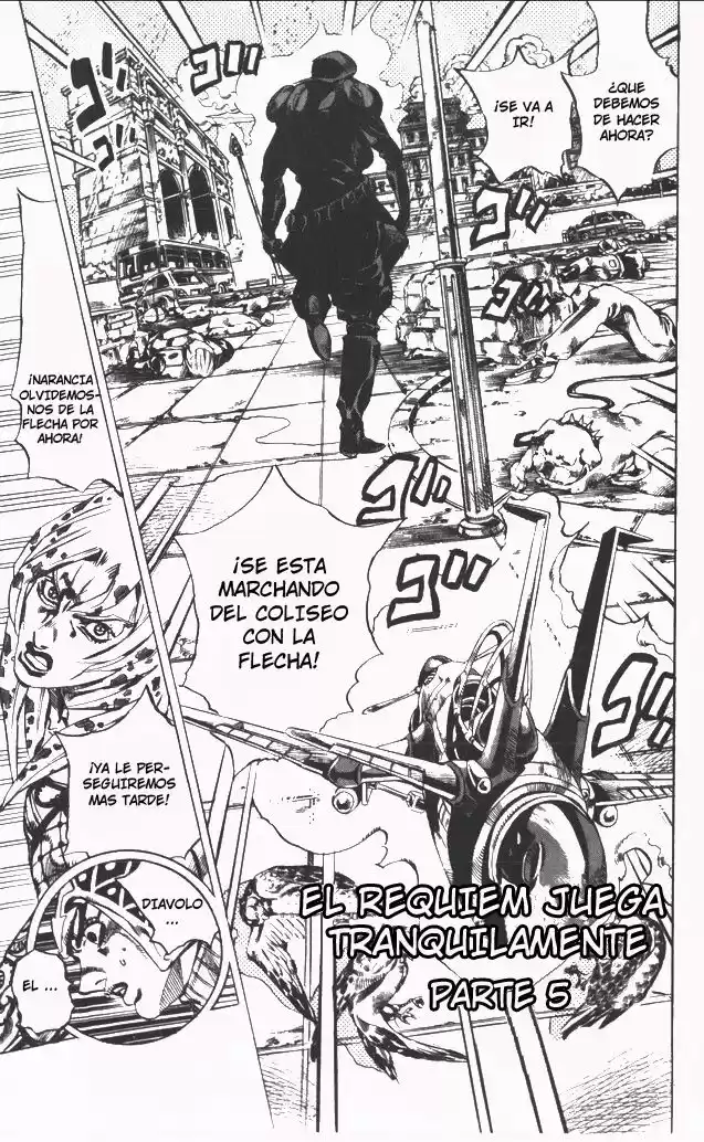 JoJo's Bizarre Adventure Parte 5: Vento Aureo Capitulo 137: El Réquiem Suena en Silencio, Parte 5 página 2