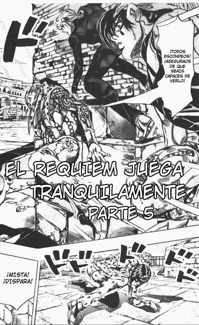 JoJo's Bizarre Adventure Parte 5: Vento Aureo Capitulo 137: El Réquiem Suena en Silencio, Parte 5 página 3