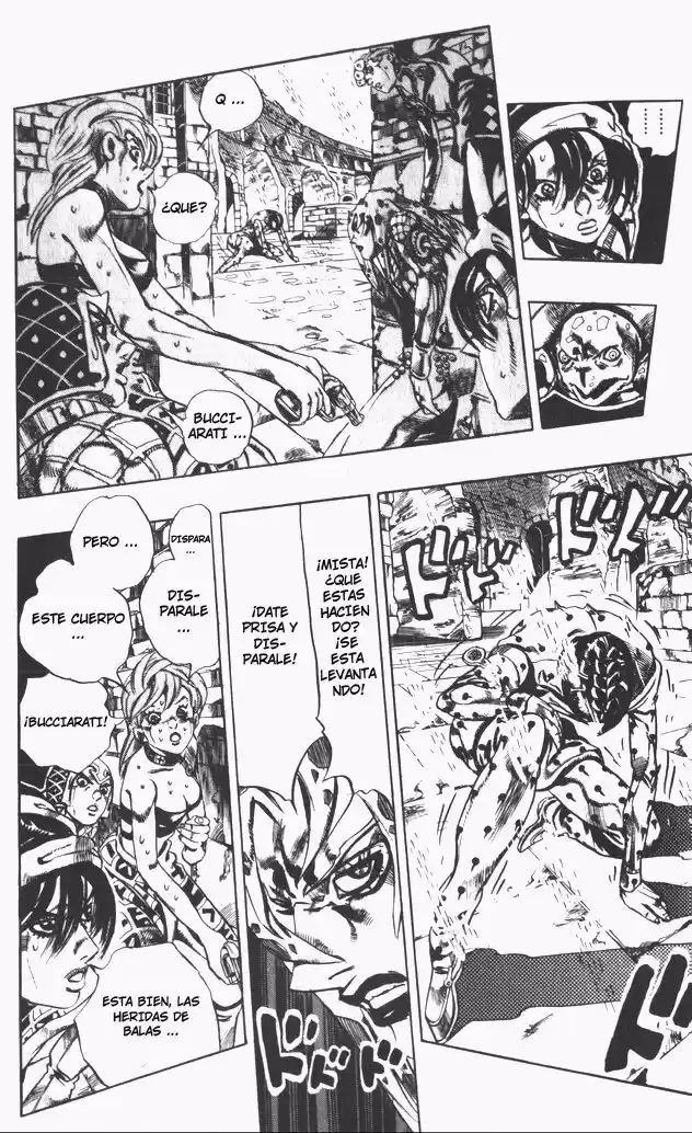 JoJo's Bizarre Adventure Parte 5: Vento Aureo Capitulo 137: El Réquiem Suena en Silencio, Parte 5 página 5