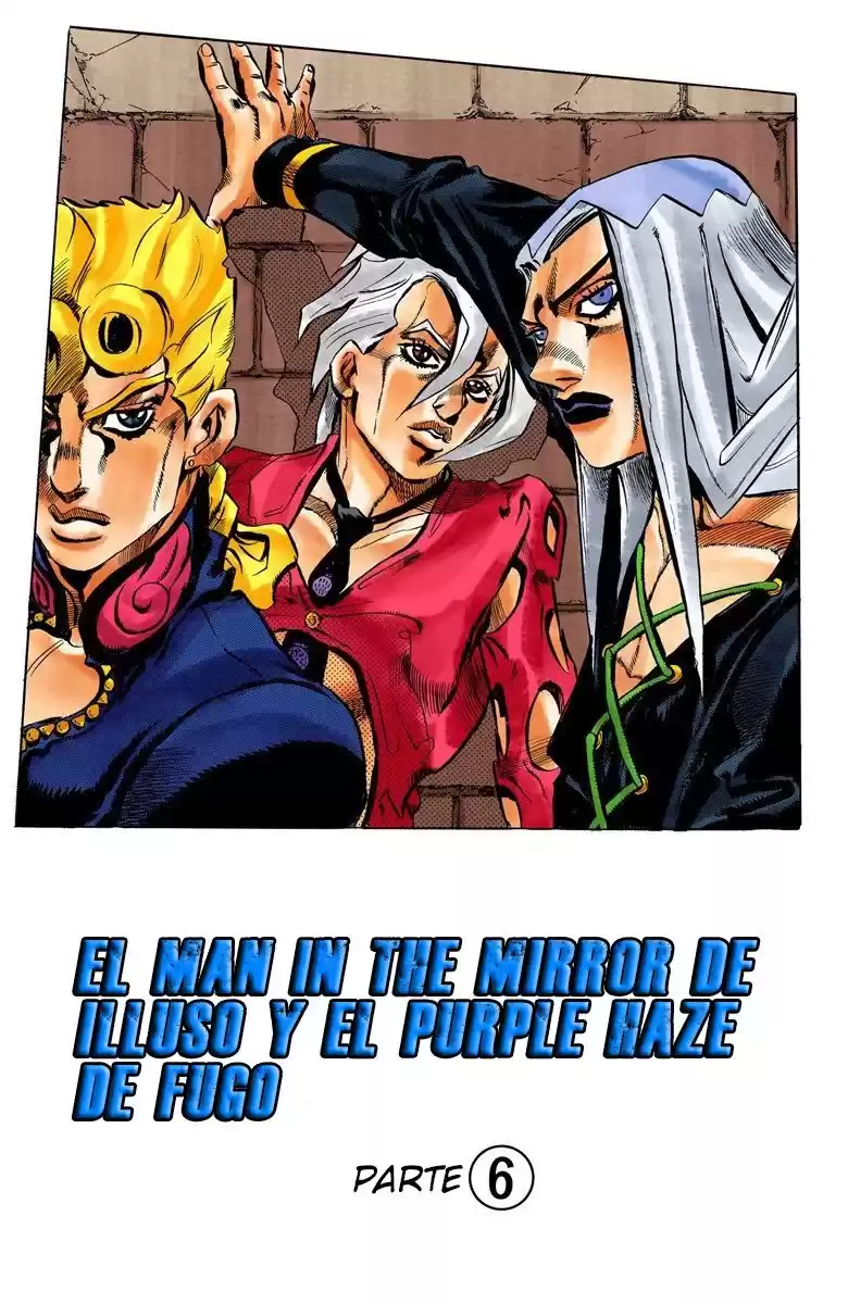 JoJo's Bizarre Adventure Parte 5: Vento Aureo Capitulo 45: Man in the Mirror y Purple Haze, Parte 6 página 2