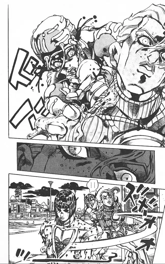 JoJo's Bizarre Adventure Parte 5: Vento Aureo Capitulo 128: "Green Day" y "Oasis", Parte 14 página 13