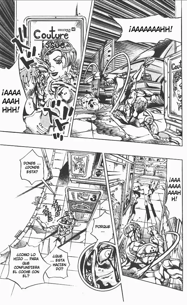 JoJo's Bizarre Adventure Parte 5: Vento Aureo Capitulo 128: "Green Day" y "Oasis", Parte 14 página 4