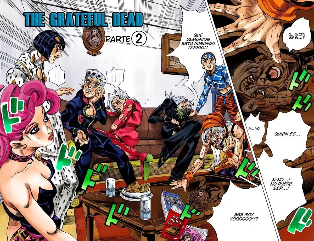 JoJo's Bizarre Adventure Parte 5: Vento Aureo Capitulo 50: The Grateful Dead, Parte 2 página 3