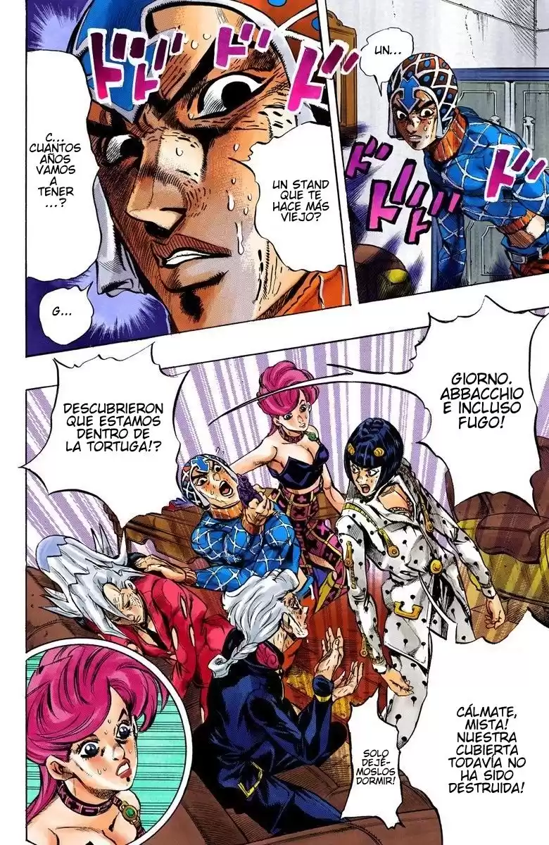 JoJo's Bizarre Adventure Parte 5: Vento Aureo Capitulo 50: The Grateful Dead, Parte 2 página 4