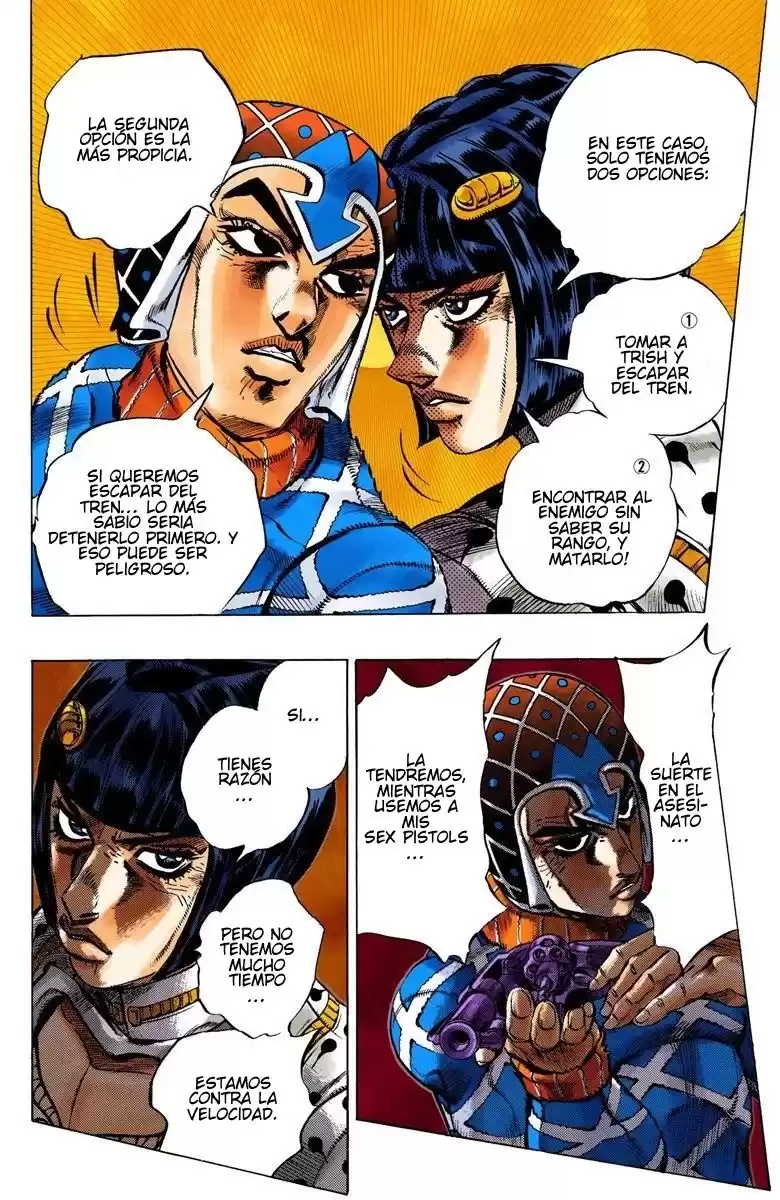 JoJo's Bizarre Adventure Parte 5: Vento Aureo Capitulo 50: The Grateful Dead, Parte 2 página 6