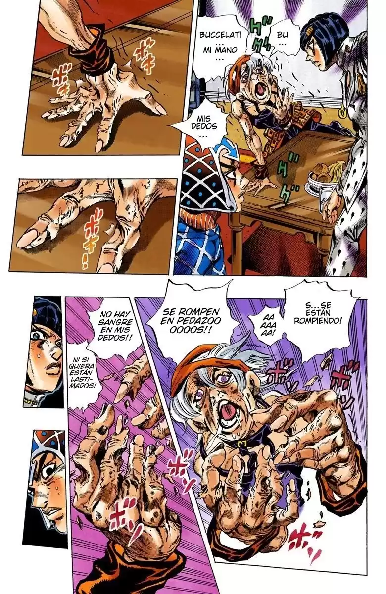 JoJo's Bizarre Adventure Parte 5: Vento Aureo Capitulo 50: The Grateful Dead, Parte 2 página 7