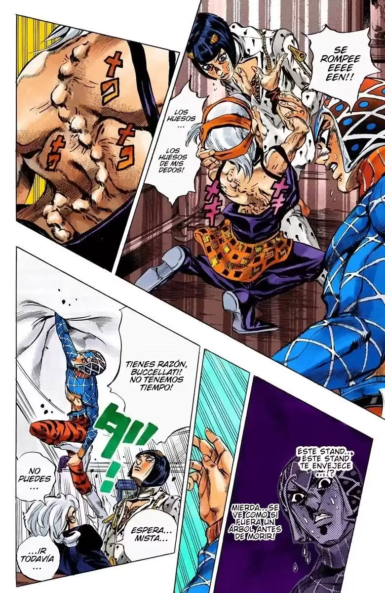 JoJo's Bizarre Adventure Parte 5: Vento Aureo Capitulo 50: The Grateful Dead, Parte 2 página 8