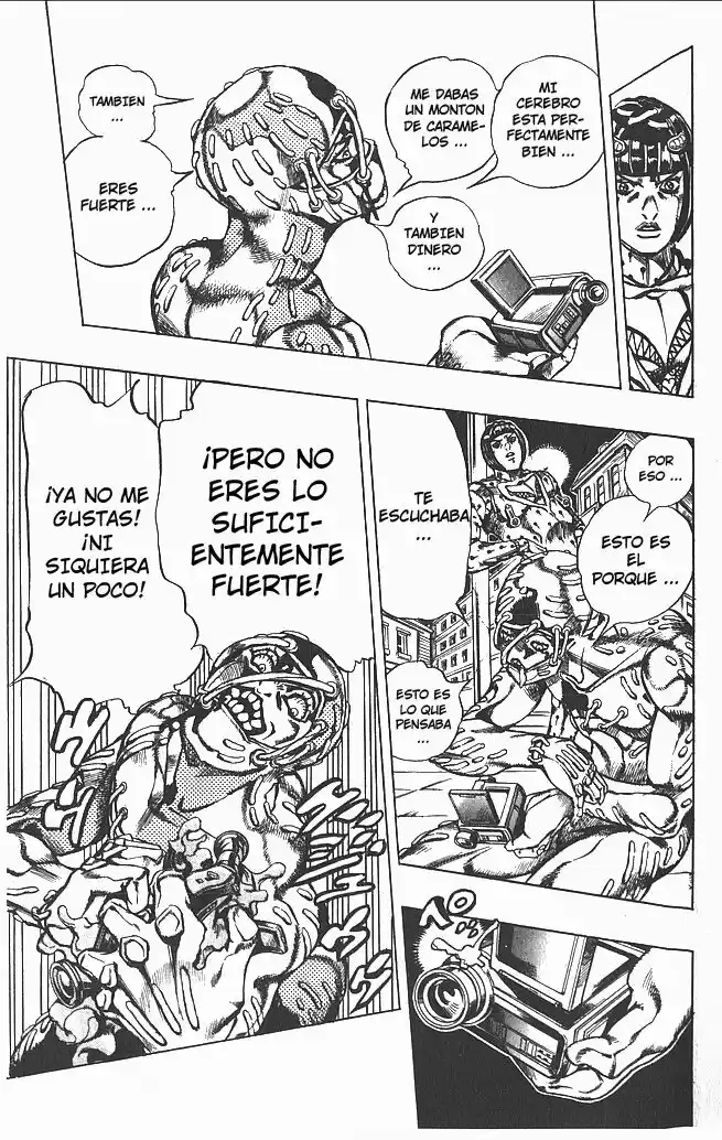 JoJo's Bizarre Adventure Parte 5: Vento Aureo Capitulo 124: "Green Day" y "Oasis", Parte 10 página 14