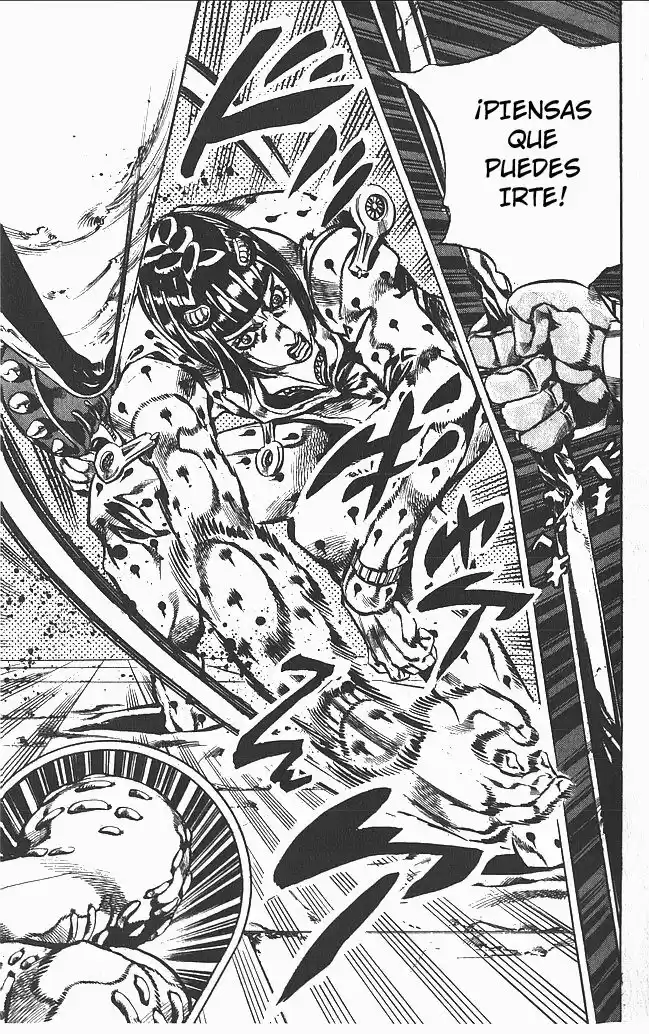 JoJo's Bizarre Adventure Parte 5: Vento Aureo Capitulo 124: "Green Day" y "Oasis", Parte 10 página 16