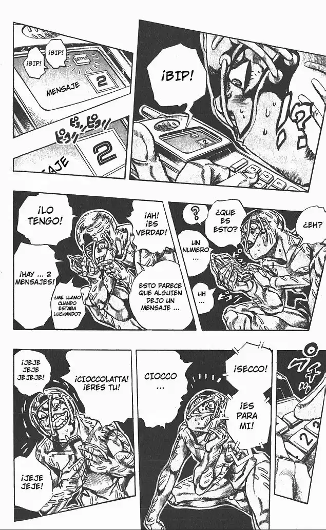 JoJo's Bizarre Adventure Parte 5: Vento Aureo Capitulo 124: "Green Day" y "Oasis", Parte 10 página 5