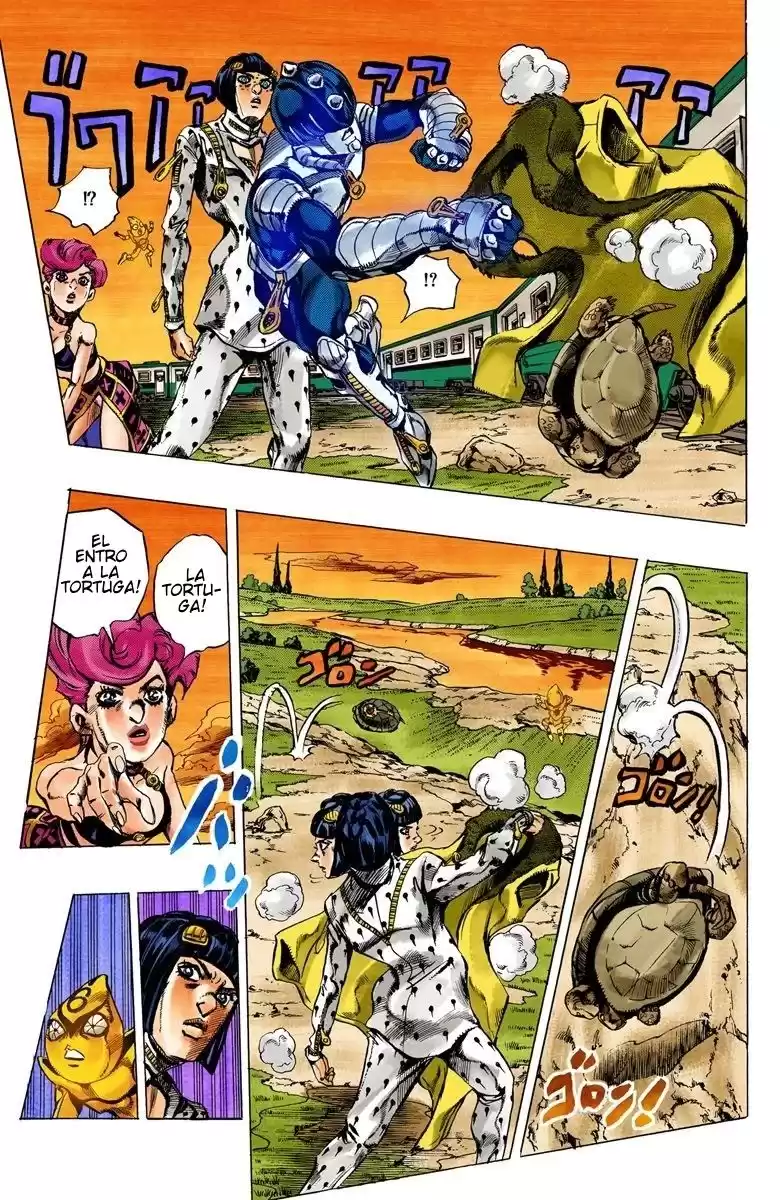 JoJo's Bizarre Adventure Parte 5: Vento Aureo Capitulo 60: The Grateful Dead, Parte 12 página 7