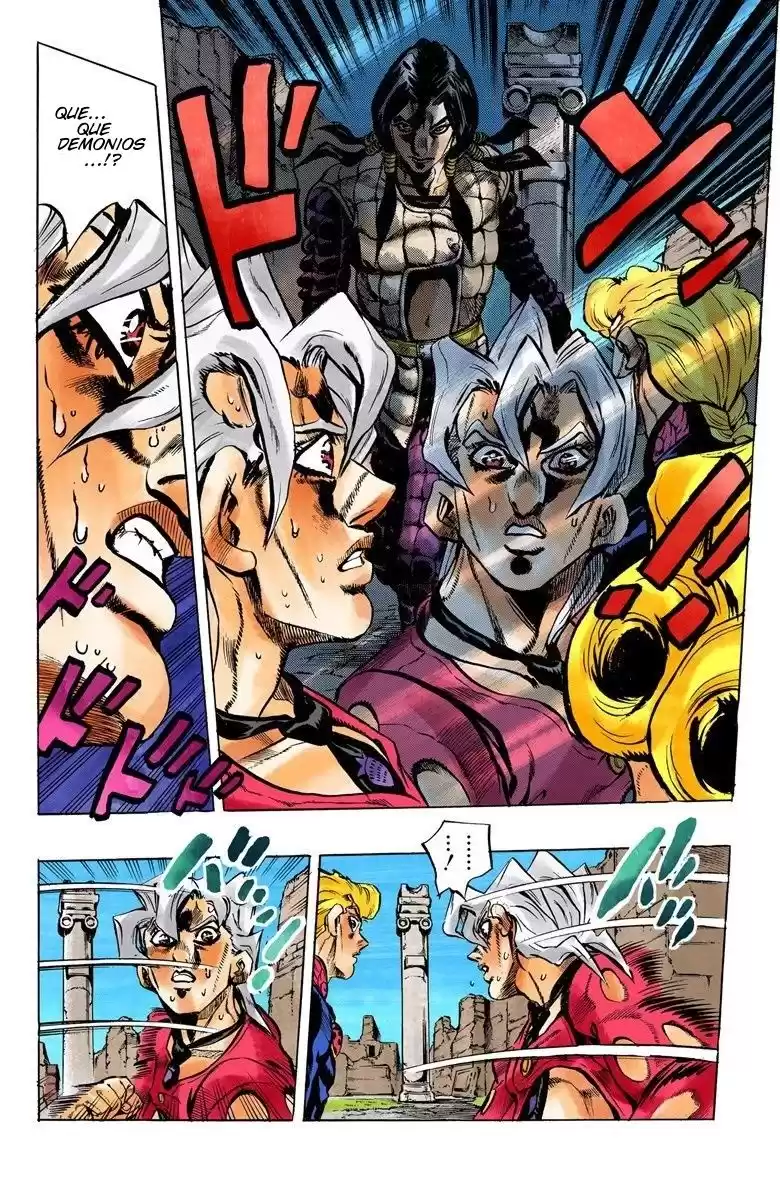 JoJo's Bizarre Adventure Parte 5: Vento Aureo Capitulo 40: Man in the Mirror y Purple Haze, Parte 1 página 4