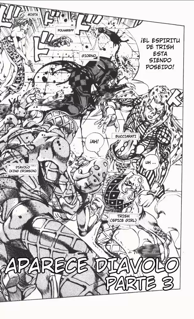 JoJo's Bizarre Adventure Parte 5: Vento Aureo Capitulo 143: Diavolo Asciende, Parte 3 página 2