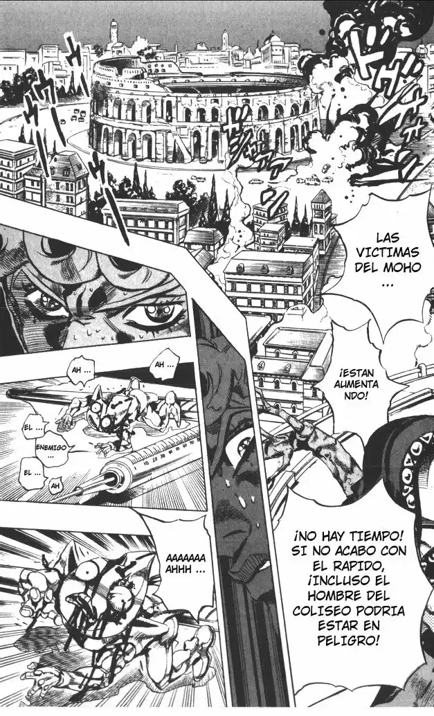 JoJo's Bizarre Adventure Parte 5: Vento Aureo Capitulo 121: "Green Day" y "Oasis", Parte 7 página 14