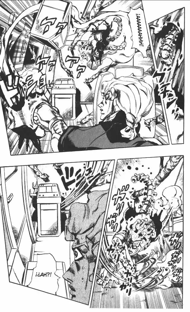 JoJo's Bizarre Adventure Parte 5: Vento Aureo Capitulo 121: "Green Day" y "Oasis", Parte 7 página 18