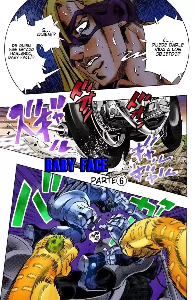 JoJo's Bizarre Adventure Parte 5: Vento Aureo Capitulo 66: Baby Face, Parte 6 página 2