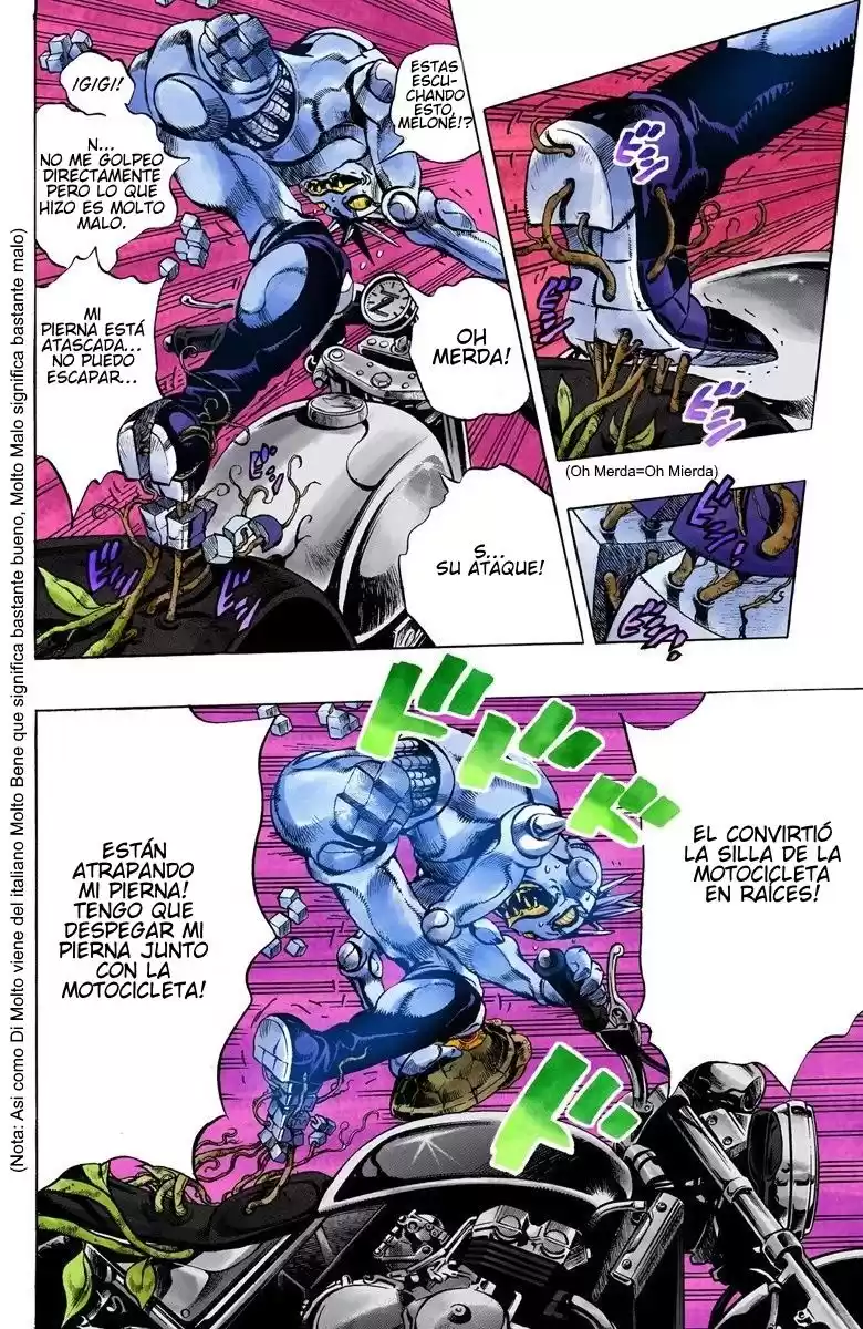 JoJo's Bizarre Adventure Parte 5: Vento Aureo Capitulo 66: Baby Face, Parte 6 página 4