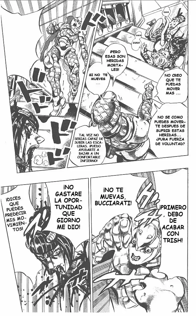 JoJo's Bizarre Adventure Parte 5: Vento Aureo Capitulo 82: El Misterio de King Crimson, Parte 4 página 10