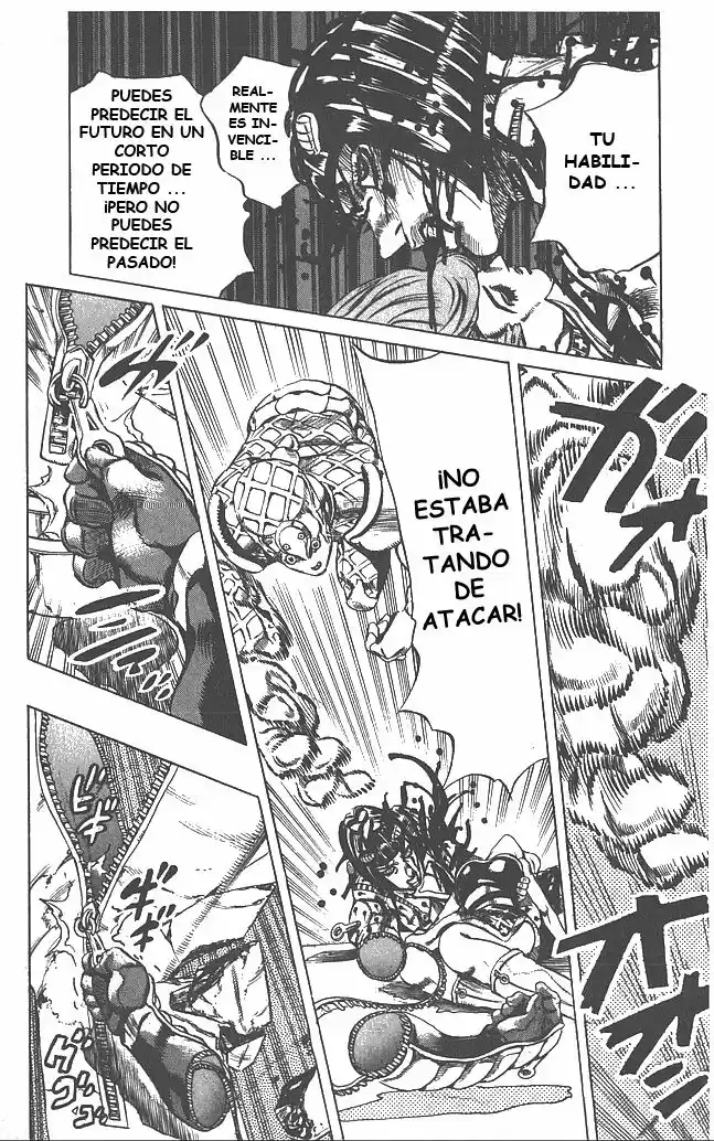 JoJo's Bizarre Adventure Parte 5: Vento Aureo Capitulo 82: El Misterio de King Crimson, Parte 4 página 17