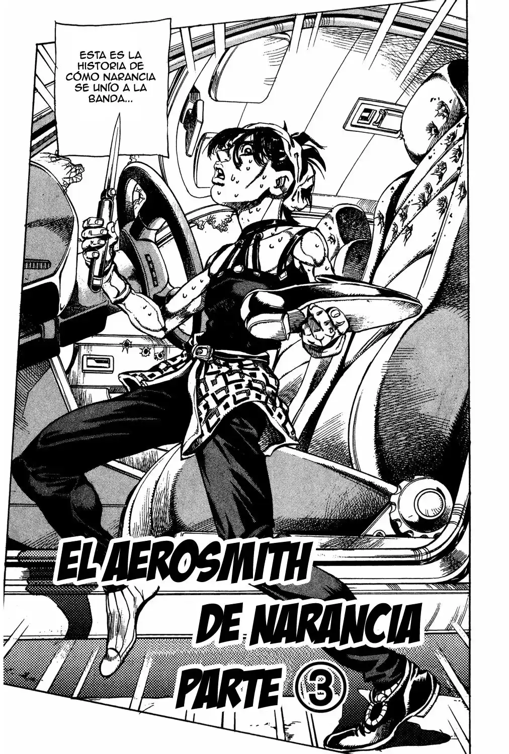 JoJo's Bizarre Adventure Parte 5: Vento Aureo Capitulo 33: El Aerosmith de Narancia, Parte 3 página 3