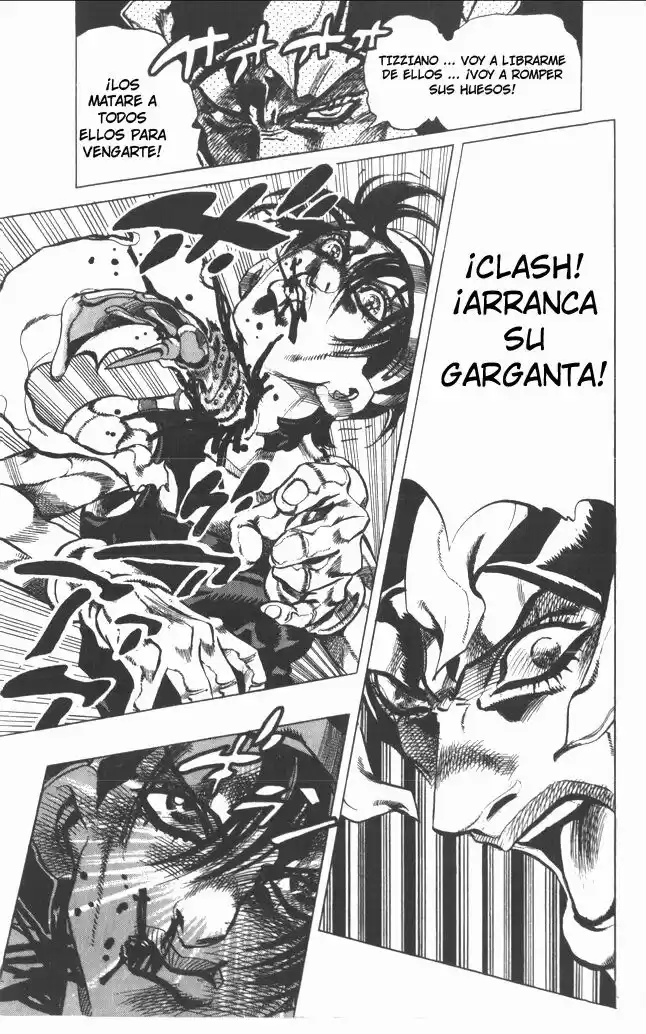 JoJo's Bizarre Adventure Parte 5: Vento Aureo Capitulo 92: Clash y Talking Head, Parte 7 página 10