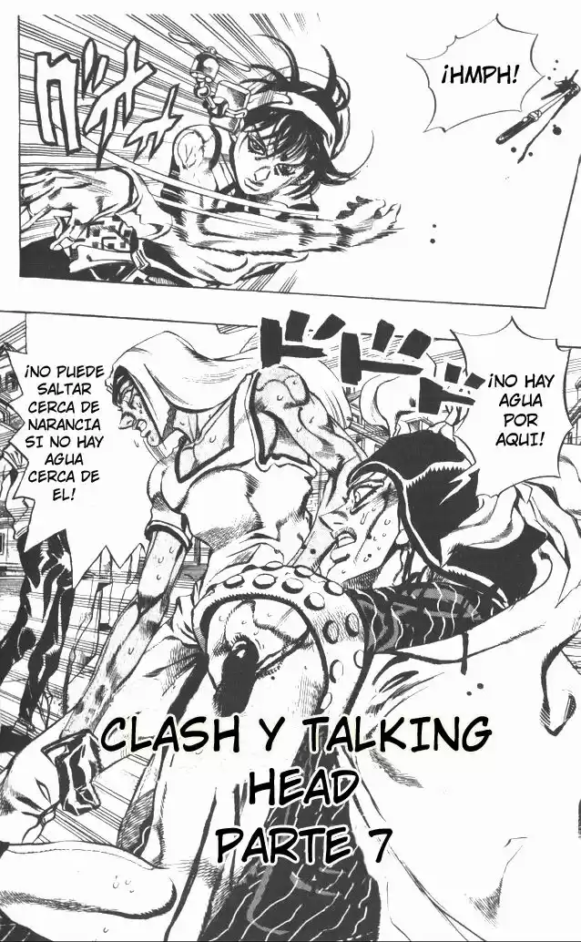 JoJo's Bizarre Adventure Parte 5: Vento Aureo Capitulo 92: Clash y Talking Head, Parte 7 página 3