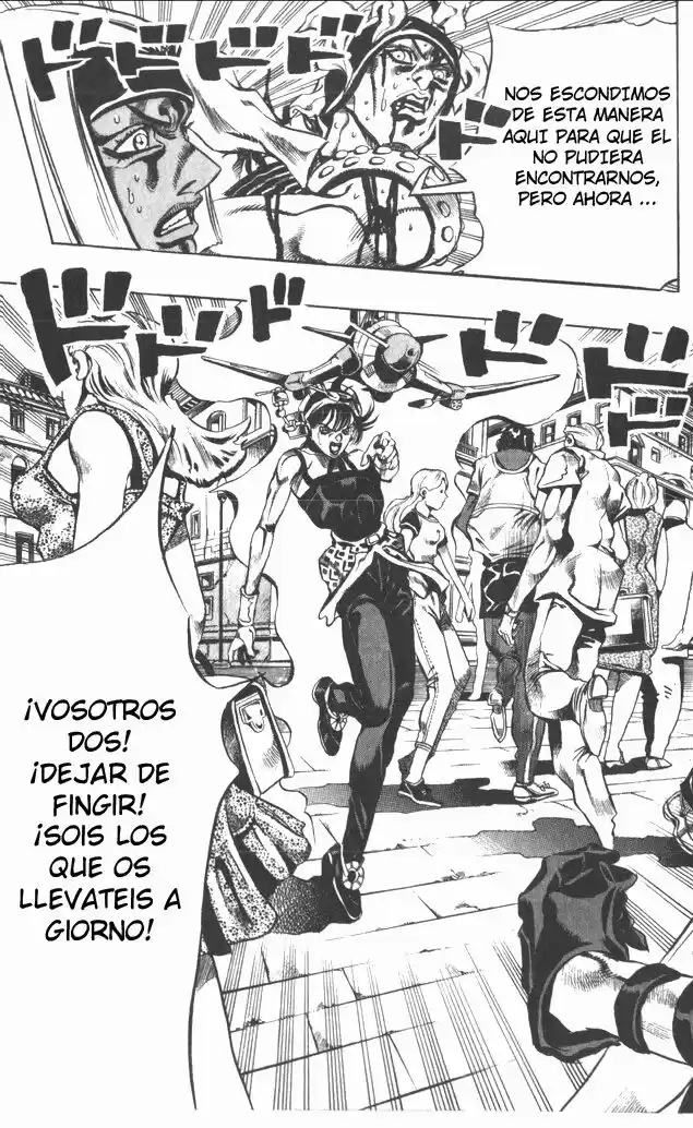 JoJo's Bizarre Adventure Parte 5: Vento Aureo Capitulo 92: Clash y Talking Head, Parte 7 página 4