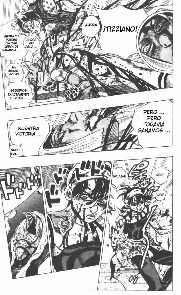 JoJo's Bizarre Adventure Parte 5: Vento Aureo Capitulo 92: Clash y Talking Head, Parte 7 página 8