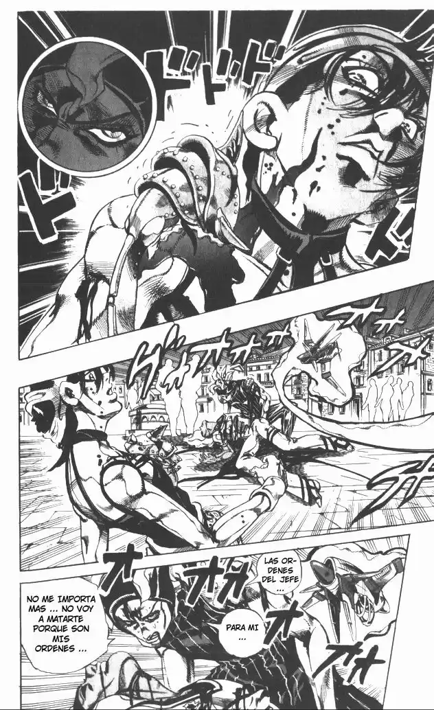 JoJo's Bizarre Adventure Parte 5: Vento Aureo Capitulo 92: Clash y Talking Head, Parte 7 página 9