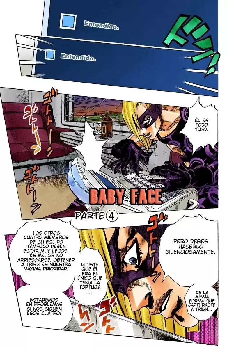 JoJo's Bizarre Adventure Parte 5: Vento Aureo Capitulo 64: Baby Face, Parte 4 página 2