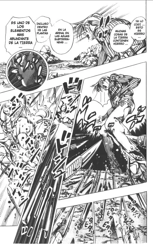 JoJo's Bizarre Adventure Parte 5: Vento Aureo Capitulo 107: King Crimson vs. Metallica, Parte 3 página 12