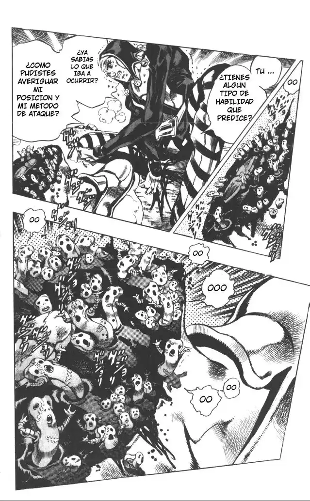 JoJo's Bizarre Adventure Parte 5: Vento Aureo Capitulo 107: King Crimson vs. Metallica, Parte 3 página 7