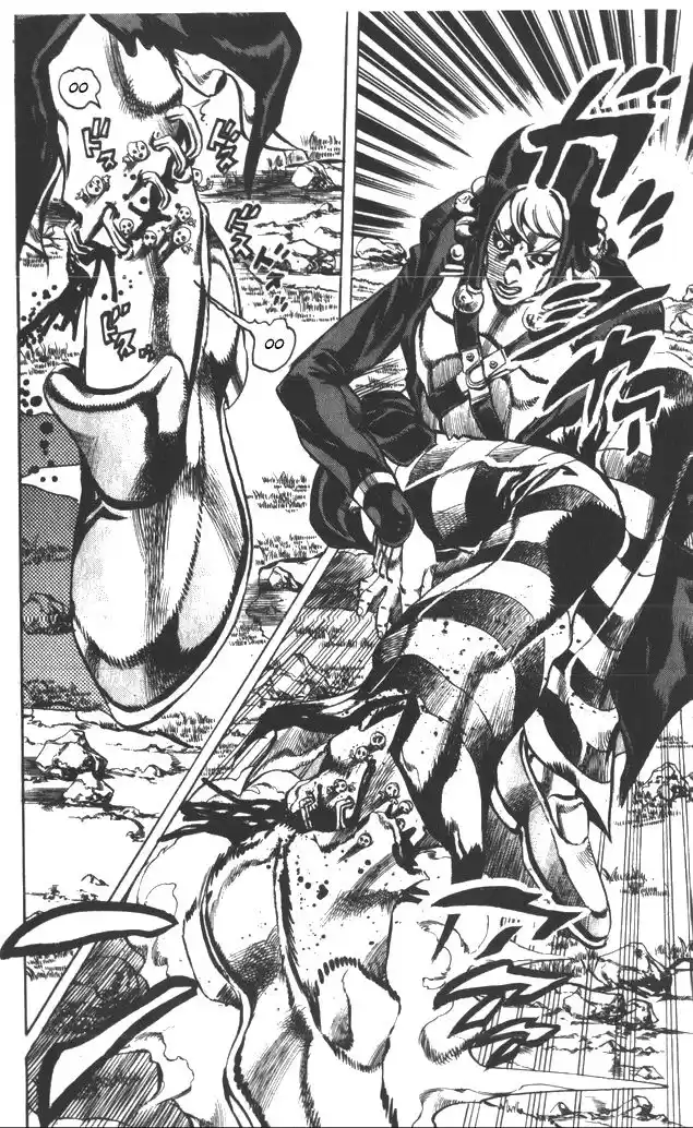 JoJo's Bizarre Adventure Parte 5: Vento Aureo Capitulo 107: King Crimson vs. Metallica, Parte 3 página 9