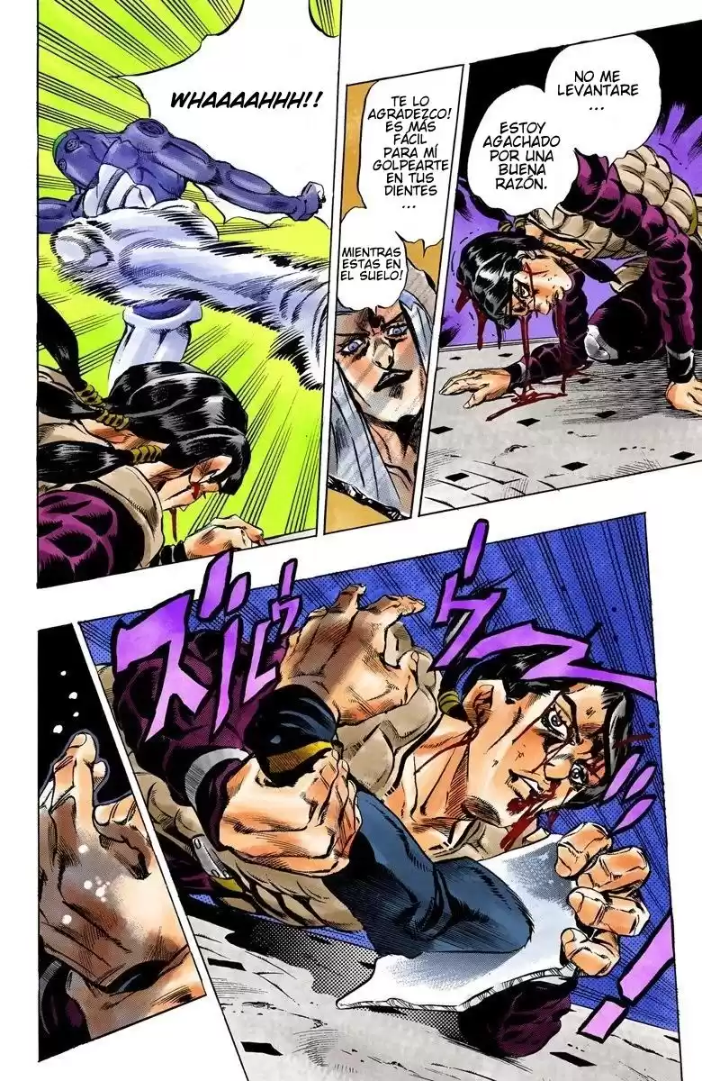 JoJo's Bizarre Adventure Parte 5: Vento Aureo Capitulo 43: Man in the Mirror y Purple Haze, Parte 4 página 16