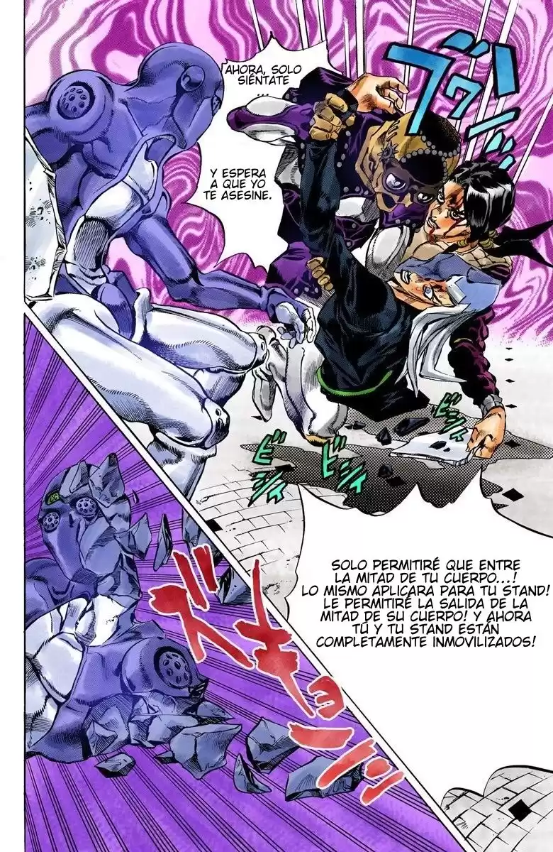 JoJo's Bizarre Adventure Parte 5: Vento Aureo Capitulo 43: Man in the Mirror y Purple Haze, Parte 4 página 20