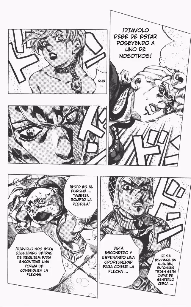 JoJo's Bizarre Adventure Parte 5: Vento Aureo Capitulo 141: Diavolo Asciende, Parte 1 página 17