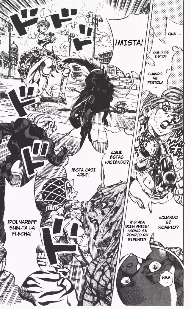 JoJo's Bizarre Adventure Parte 5: Vento Aureo Capitulo 140: El Réquiem Suena en Silencio, Parte 8 página 3