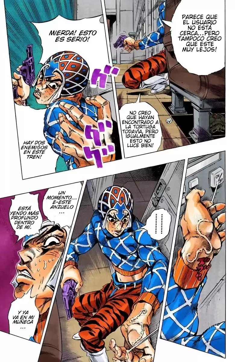 JoJo's Bizarre Adventure Parte 5: Vento Aureo Capitulo 51: The Grateful Dead, Parte 3 página 6