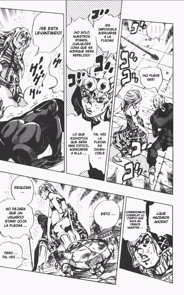 JoJo's Bizarre Adventure Parte 5: Vento Aureo Capitulo 139: El Réquiem Suena en Silencio, Parte 7 página 14